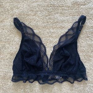 EBERJEY Lace Bra Bralette Navy